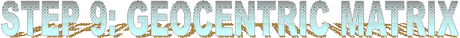 STEP 1: ORBIT ELEMENTS